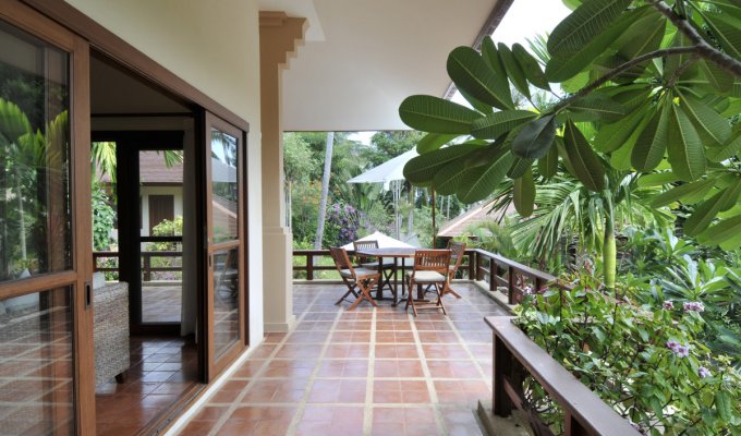 Location de Vacances Thailande, Villa avec piscine, à quelques minutes de la  plage de Choeng Moen.