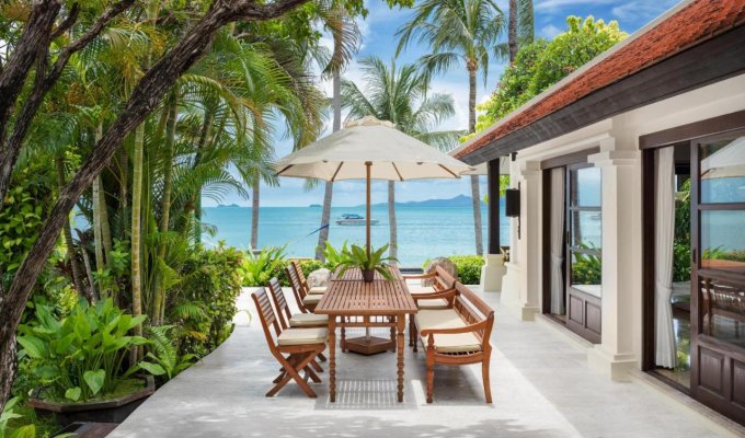 Location de Vacances Thailande, Villa avec piscine, au bord de la plage, Koh Samui.