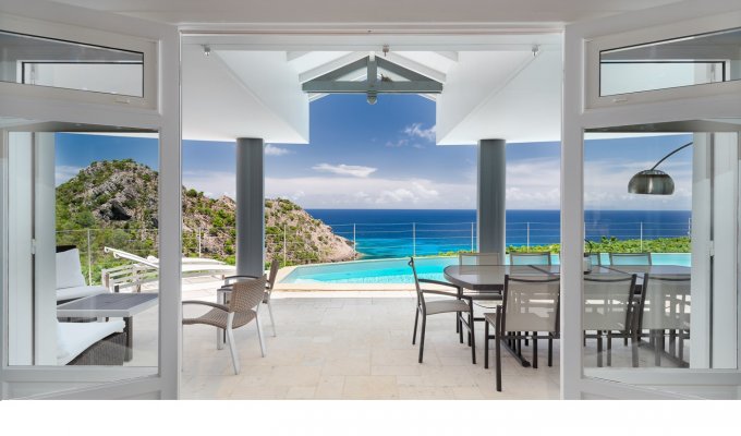 Location Villa de Luxe à St Barth avec piscine privée - Gouverneur- Caraibes - Antilles Françaises