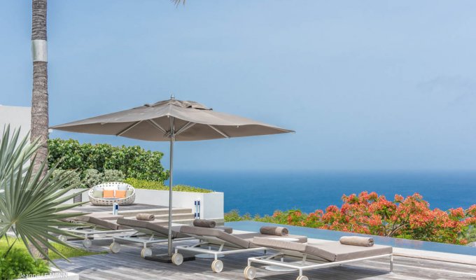 Villa de Luxe avec piscine privée entre les plages de Shell et du Gouverneur, offrant une vue panoramique sur la mer des Caraïbes - Services exclusifs et inclus de l’Hôtel Eden Rock