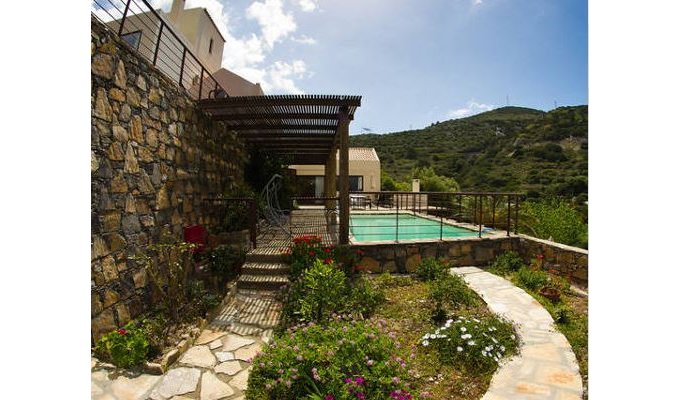 Location villa Crete, avec piscine privée, pour des vacances en Grèce 