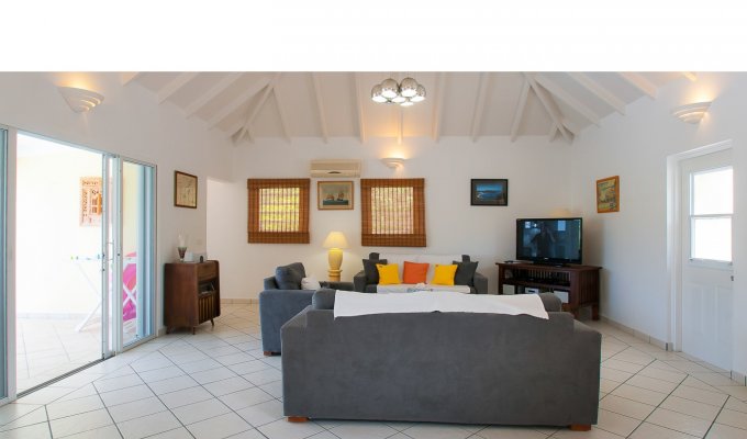 Location Villa de Luxe à St Barth avec piscine privée et Vue Mer sur les hauteurs St Jean - Caraibes - Antilles Françaises