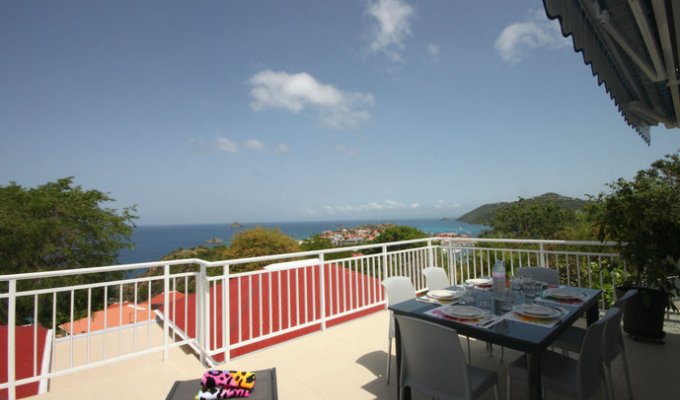 Location Villa de Luxe à St Barth avec piscine privée et Vue Mer sur les hauteurs de Lurin - Caraibes - Antilles Françaises