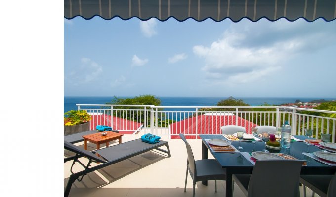 Location Villa de Luxe à St Barth avec piscine privée et Vue Mer sur les hauteurs de Lurin - Caraibes - Antilles Françaises