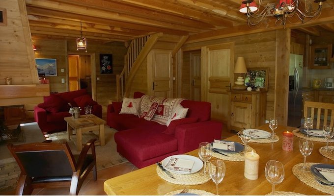 Location Chalet  Luxe Serre Chevalier pied des pistes spa services conciergerie