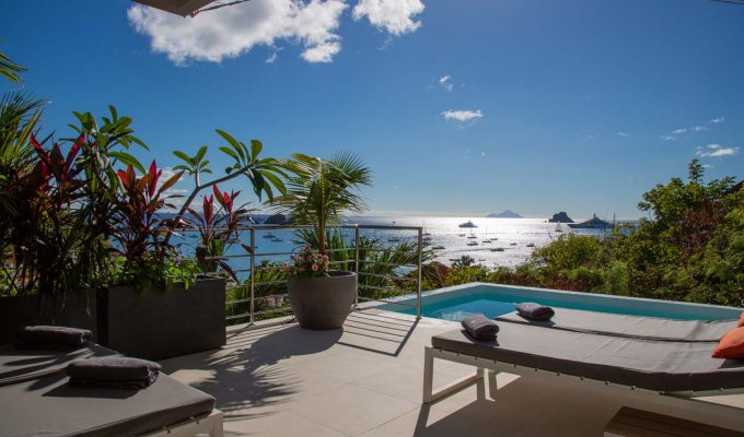 LOCATION SAINT BARTHELEMY - Villa Vue Mer avec piscine privée offrant les services exclusifs de l’Hôtel Eden Rock
