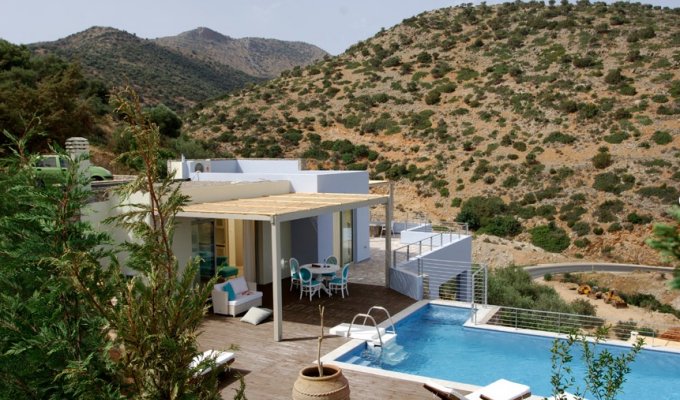 Location Villa de luxe Crete, avec vue sur la mer et piscine privée, pour un séjour en Crète.