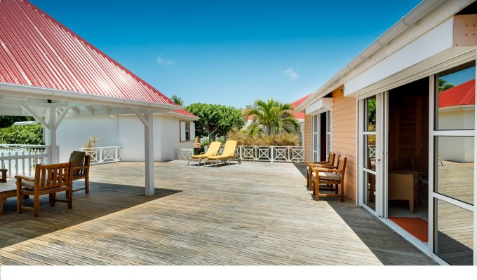 Location Chambre à St Barth sur la plage de St Jean - Domaine de Coral Reef - Caraibes - Antilles Francaises