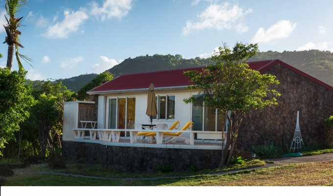 Location Bungalow surplombant la plage de St Jean - Domaine de Coral Reef - Caraibes - Antilles Francaises