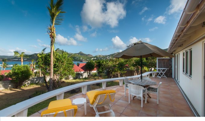 Location Bungalow surplombant la plage de St Jean - Domaine de Coral Reef - Caraibes - Antilles Francaises