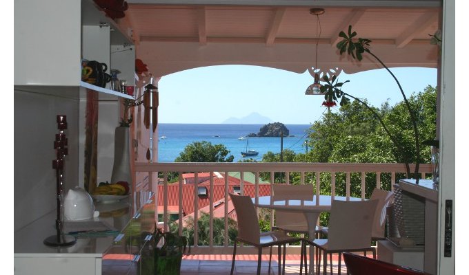 Location Appartment à St Barth dans une résidence avec piscine et vue mer - Lorient - Caraibes - Antilles Françaises