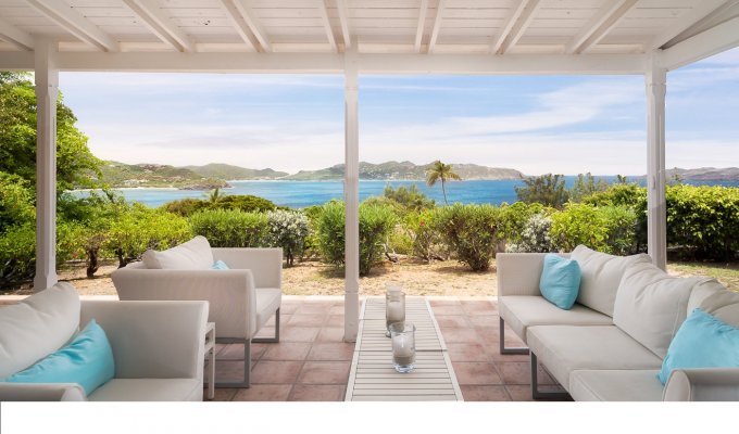 Location Villa de Luxe à St Barth Vue Mer et piscine privée - Caraibes - Antilles Francaises