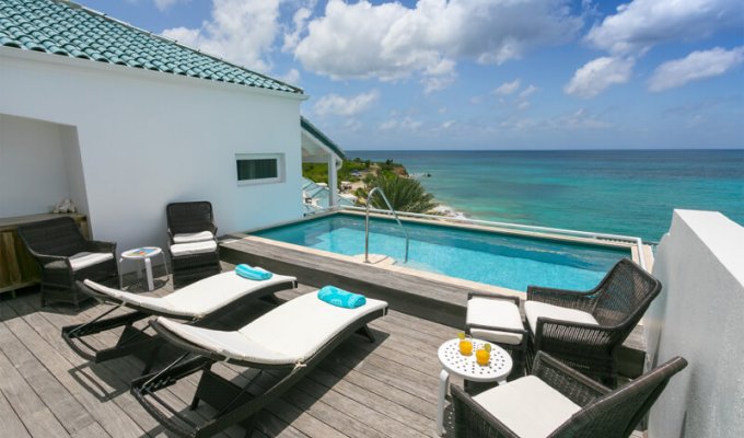 St Maarten Location Condo Cupecoy  Shore pointe Piscine proche plage Cupecoy 