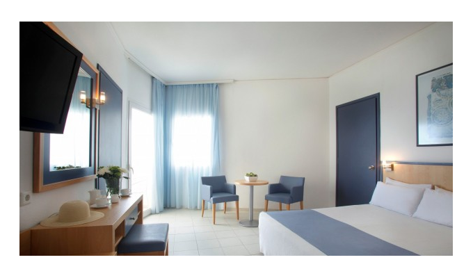Votre Séjour en Crète, en hébergement 8j/7 nuits à l'hôtel en formule TOUT COMPRIS en chambre avec vue sur la mer. A PARTIR DE 326€/pers.