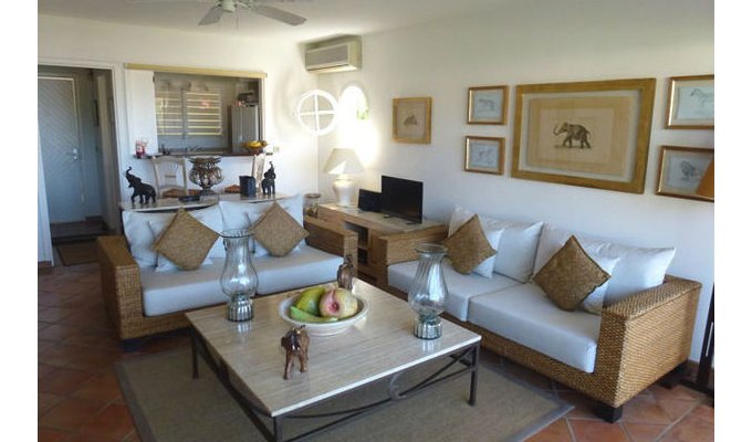 Location St Barthélémy - Appartement à St Barth avec vue sur le port de Gustavia - Caraibes - Antilles Françaises