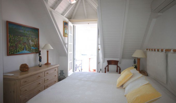 Location St Barthélémy - Appartement à St Barth avec vue sur le port de Gustavia - Caraibes - Antilles Françaises