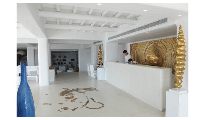 Votre Séjour dans les Cyclades, en hébergement 8j/7 nuits à l'hôtel avec petit déjeuner en chambre Classique. Hôtel Cavo Tagoo 