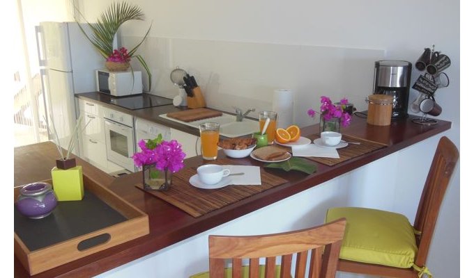 St Martin Location Appartement sur la plage Orient Baie - Caraibes - Antilles Françaises