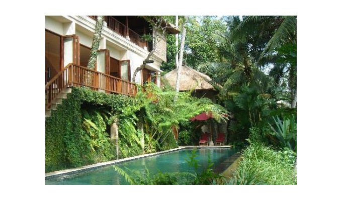 Indonesie Bali Ubud Location Vacances avec piscine privée et personnel