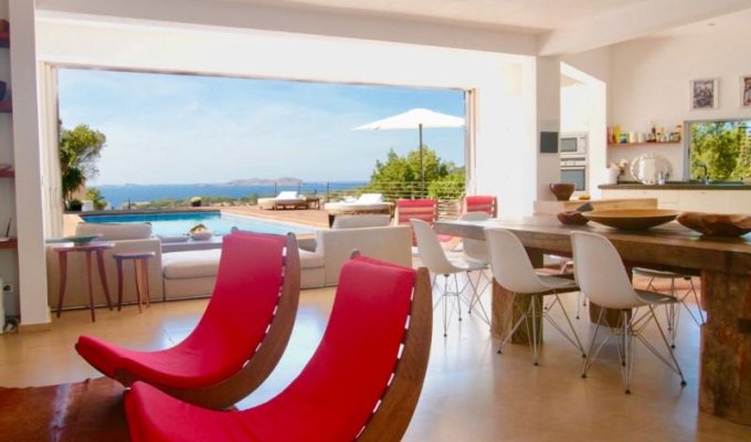 Location Villa de Luxe Ibiza Piscine Privée Bord de Mer Cala Vadella Iles Baléares Espagne