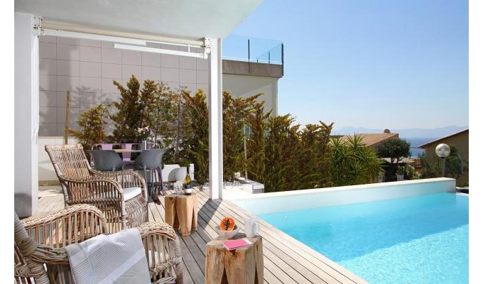 Location villa Majorque piscine privée bord de mer - Alcanada (Îles Baléares)