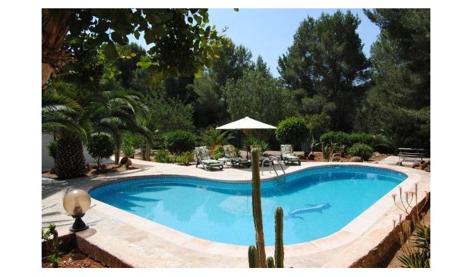 Location Villa Ibiza Piscine Privée Bord de Mer Porroig Iles Baléares Espagne
