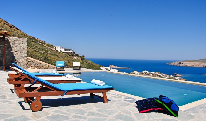 les Cyclades Location Villa Mykonos avec Piscine privée et personnel