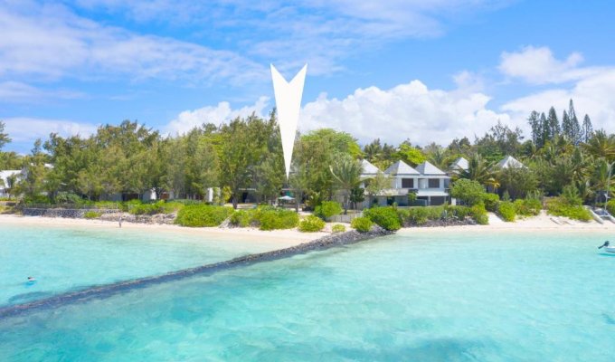 Location villa Ile Maurice pieds dans l’eau à Pointe d'Esny Cote Sud