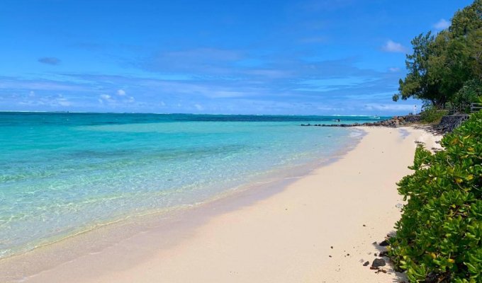 Location villa Ile Maurice pieds dans l’eau à Pointe d'Esny Cote Sud