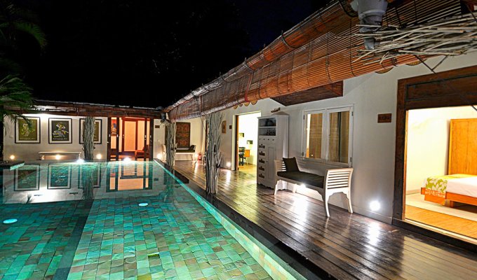 Indonesie Location Villa Bali Seminyak 5 mins à pieds de la plage  piscine privée et Personnel 