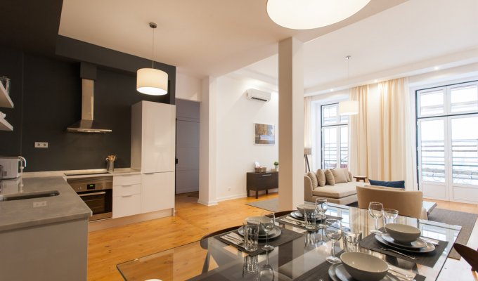 Location Appartement Portugal Lisbon Baixa 3 mns à pied de la Praça do Comercio