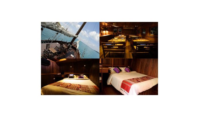 Location goelette pour croisière privée en Thailande