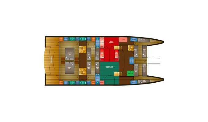 Croisière privée en Thailande jusquà 16 personnes - Location de catamaran avec équipage