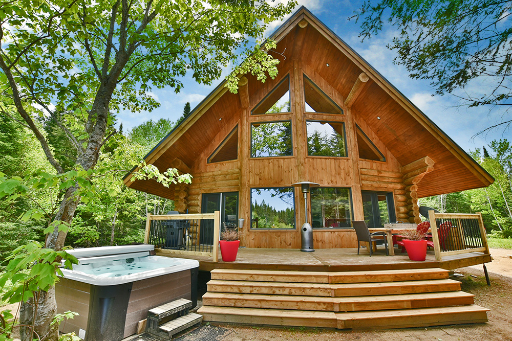 location chalet quebec lac