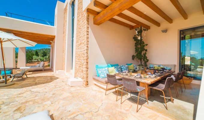 Location Villa de Luxe Ibiza avec vue sur la mer,Iles Baléares Espagne