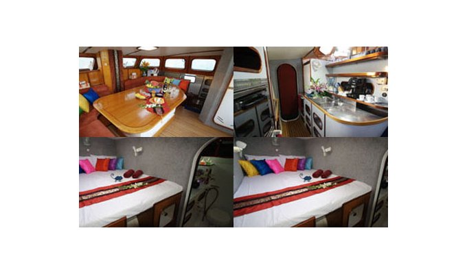 Croisière privée en Thailande - Location de catamaran avec équipage