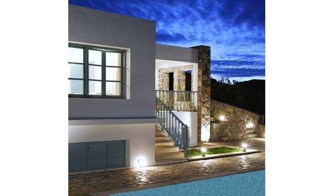 Location Villa Crete pour 8 personnes, avec piscine privée et une magnifique vue sur la mer.